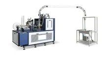 Automatische Pappbecherherstellungsmaschine mit offenem Nockenantriebssystem
