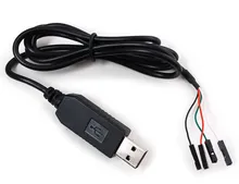 كابل تسلسلي USB إلى TTL مع شريحة Ftdi لكونسول تصحيح الأخطاء لراسبيري باي