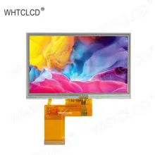 หน้าจอ LCD แบบสัมผัส IPS ความละเอียดสูง 4.3 นิ้ว