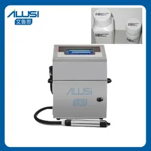 Imprimante à jet d'encre automatique continue pour le codage de date d'expiration industrielle, nettoyage Aip, machine de codage