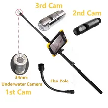 다기능 생명 탐지기 10.1inch 디스플레이와 와이파이 기능 3PCS 카메라 프로브 4K 다목적 보안 구조 시스템
