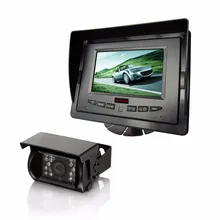 5inch Sistema de cámara trasera a prueba de agua con monitor LCD digital