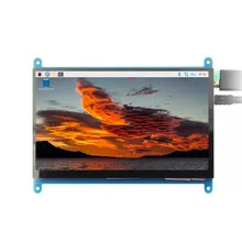 7 Pollice 1024*600 Rapporto di Risoluzione Modulo Display LCD Touch Screen TFT per Raspberry Pi 3b+ 4b Utilizzo della Scheda di Sviluppo