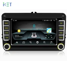 VW Android Head Unit kabelloses Carplay Android Auto GPS & Rückfahrkamera