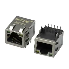 1X1 Porta Singola Nessun LED RJ45 8 Connettore Femmina LED Ethernet RJ45 Connettore RJ45 Jack Modulare