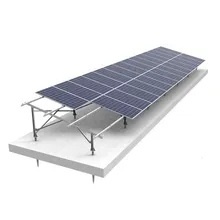 亜鉛メッキ鋼製のPVグラウンドラックシステム、太陽光パネル用の地面取り付けフレーム、レール取り付けキット、地面用太陽光ラックシステム