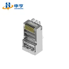 シールド/UTP カテゴリ 5e RJ45 コネクタ モジュラープラグ