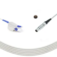 Compatible personnalisé avec le moniteur Edan Im60/Im70/Im8/Im9 SpO2 sonde réutilisable 8 pince doigt adulte SpO2 capteur
