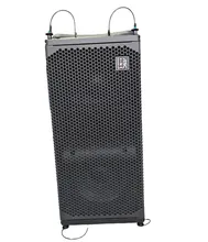 نظام مكبرات صوت خطية مع تحكم DSP يعمل بالطاقة ومقاوم للماء 2X10'' 2