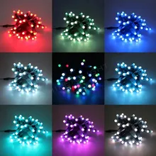 Módulo Luzes de Cordão Sinalização Digital Árvore de Natal Luz LED Pixel