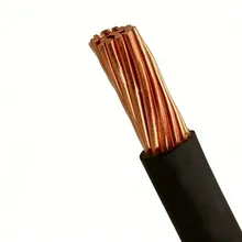 متوافق مع UL، 90°C Rhh/Rhw-2 سلك نحاسي للبناء، 1/0 AWG مجدول لتطبيقات المصاعد التجارية العالية وأنظمة التغذية الرأسية