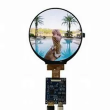 TFT-Farb-LCD-Niedrigenergie-Smart-Home-Sensoranzeigemodul 0.99 Zoll Rundbildschirm