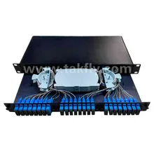 48 Panel Distribusi Optik Terpasang Rak dengan Port