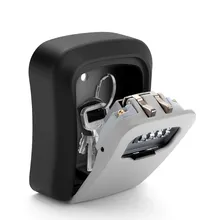 Scatola di sicurezza per chiavi da parete con combinazione, lucchetto per chiavi da esterno
