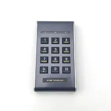 Métodos de apertura de puerta multifuncionales, entrada por contraseña, acceso con tarjeta inteligente, teclado para sistema de control de acceso de puertas automáticas