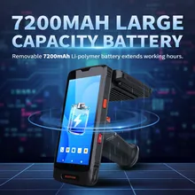 Ezscan R50u IP65 견고한 PDA 바코드 스캐너 고정 자산 재고 RFID 리더