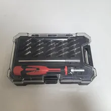 Set di cacciaviti di precisione con barra di estensione per manico TPR e strumenti hardware a cricchetto
