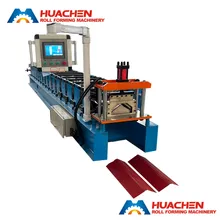 Máy tạo hình tôn nóc tự động công nghiệp với điều khiển PLC