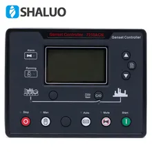 7210 Auto Start Generator Controle Module Elektronische Afstandsbediening LCD Bord ATS Controller Diesel Generator Onderdelen 8 Talen Monitor
