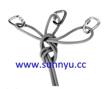 เชือกปีนเขาโพลีเอสเตอร์สีสันสดใสจากโรงงานมืออาชีพ