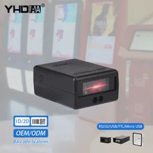 OEM 2D Lector de Códigos de Barras CMOS Integrado con Detección Automática Módulo de Escáner de Código QR para Máquina Expendedora Kiosco