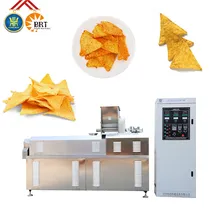 Dây chuyền sản xuất máy làm bánh tortilla từ vỏ gạo, snack chiên, bánh gạo, và bugles