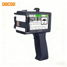Label Sticker Printer Voor Code Beste Draagbare Handheld OEM Inkjet Printer Gun Docod G50 Mini Vervaldatum Codering Machine