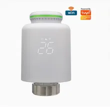 Drahtloses intelligentes thermostatisches Heizkörperventil mit Tuya APP Fernsteuerung für das Heizsystem zu Hause