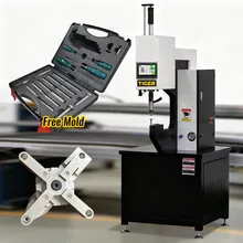 80kN Macchina per Inserimento Rivetti Automatici Idraulici Inseritore di Bulloni Pressa per Rivettatura