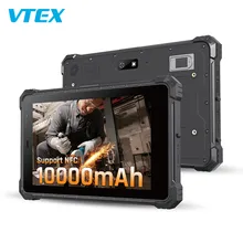 10 Tablet PC Portátil IP68 Suporte Veicular Tablet PC Rugged com Leitor de Código de Barras NFC GPS Três Testes de Spray Antissalino Tablet PC Rugged