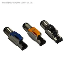 FTP/STP Netzwerkmodul RJ45 Anschlussfeld 8p8c CAT6A/Cat7/Cat8 RJ45 Geschirmter Modularstecker Werkzeuglos