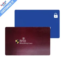 Temassız Veri Koruma Kalkanı Modülü PVC Akıllı NFC RFID Engelleme Kartı Temassız Veri Koruma Kalkanı Modülü PVC Akıllı NFC RFID Engelleme Kartı