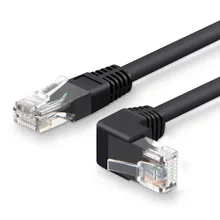 Cabo Ethernet Angulado Personalizado de Alta Qualidade CAT6 para Sistema de Roteador Residencial