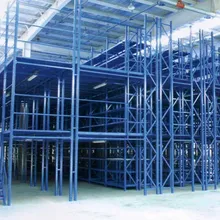 Sistema de estanterías de entreplato de acero para almacén