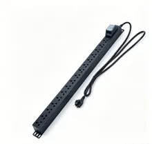 19 Rack da 1U, 10A/16A Unità di Distribuzione Elettrica con Protezione da Sovraccarico