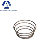 Mola de compressão espiral de precisão personalizada em aço carbono Inconel