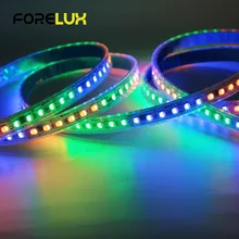 แถบไฟ LED พิกเซล RGB/RGBW ที่สามารถตั้งโปรแกรมได้ แถบไฟ LED ที่สามารถระบุที่อยู่ได้ 12V 24V DMX512 60LEDs 96LEDs
