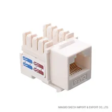 Cavo UTP CAT6 Jack Keystone RJ45 Jack del Modulo di Rete CAT6 Connettore Ethernet 8p8c Modulo Jack Keystone