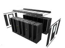 Centro Dati di Alta Qualità con Infrastruttura di Rack per Server con Sistema di Sicurezza per il Raffreddamento