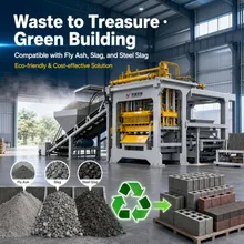 Mesin Pembuat Blok Tanpa Palet dengan Tingkat Pemadatan Tinggi untuk Produksi Blok Tahan Cuaca