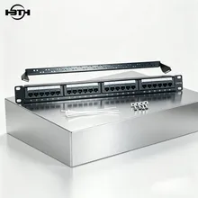 24-Port Pannello di distribuzione Keystone per un'organizzazione efficiente del rack server