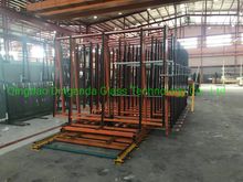 Système de rack de stockage en verre à contrôle électrique