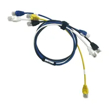 Cavi ad alta velocità CAT6A RJ45 cablaggio personalizzato per lunghezze per test di comunicazione dati di laboratorio