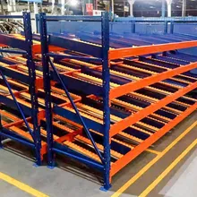Scaffalatura a flusso di cartone con rotazione FIFO per magazzino di distribuzione Scaffalatura a flusso di cartone con rotazione FIFO per magazzino di distribuzione
