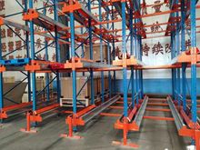 Sistemi di scaffalature per magazzino con shuttle a controllo radio semi-automatico, scaffalature per pallet, shuttle automatici, sistema di scaffalature shuttle