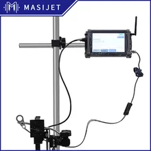 Vollautomatische Codierungsproduktionslinie Hochgeschwindigkeits-Inkjet-Etikettendrucker Karton QR-Code 76.2mm Inkjet-Drucker