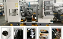 Máquina de procesamiento de alta rigidez de tres lados para válvula de control de agua de gran calibre
