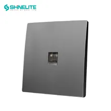Harga Pabrik 1 Geng RJ45 Soket Data Soket Dinding Komputer