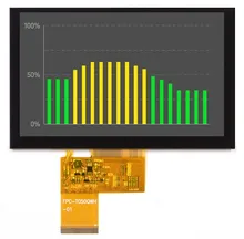 7inch Modulo Display TFT LCD 800X480 Alta Risoluzione