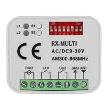 300-900MHz आरएफ मल्टी फ्रीक्वेंसी रिसीवर Rx मल्टी रोलिंग कोड और फिक्स्ड कोड ट्रांसमीटरों के लिए